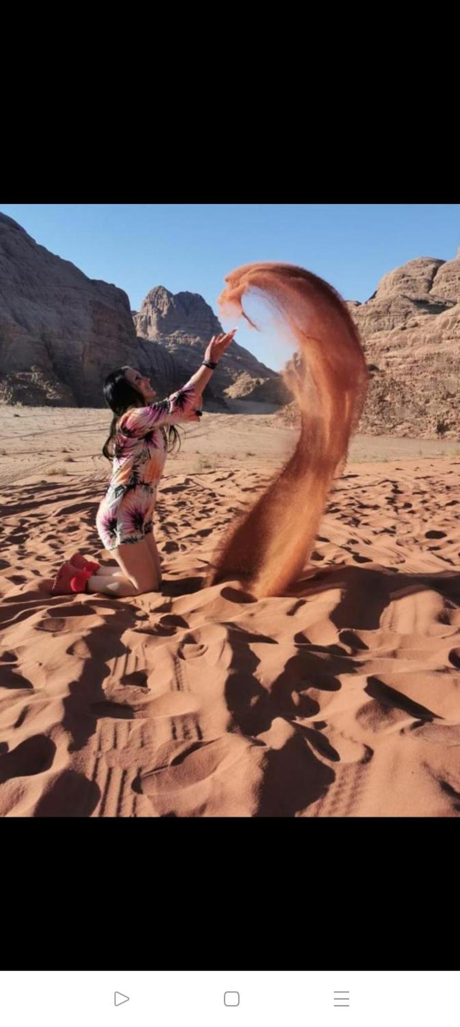 Bed and Breakfast Titanic Camp Wadi Rum Exterior foto